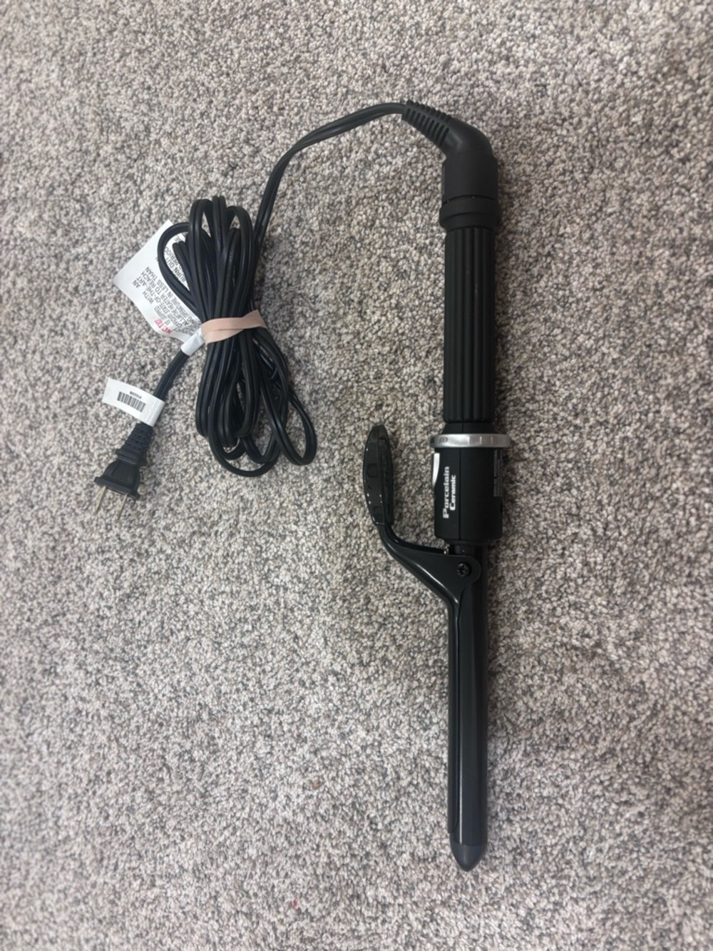 BaBylissPRO 1 1/2" Electric Curling Iron Porcelain Ceramic 430°F BABP150S